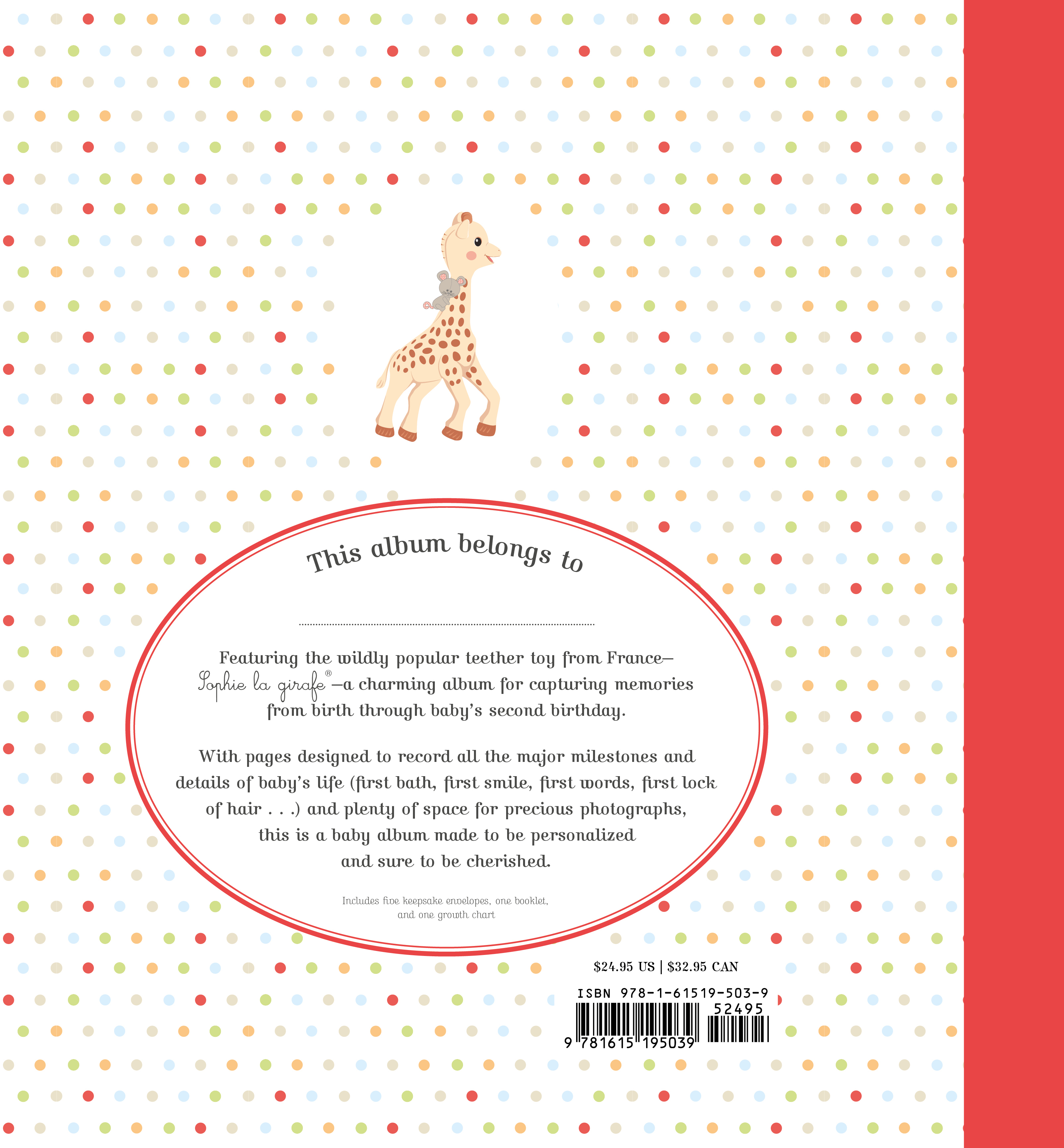My Baby Album With Sophie La Girafe Second Edition Workman Publishing