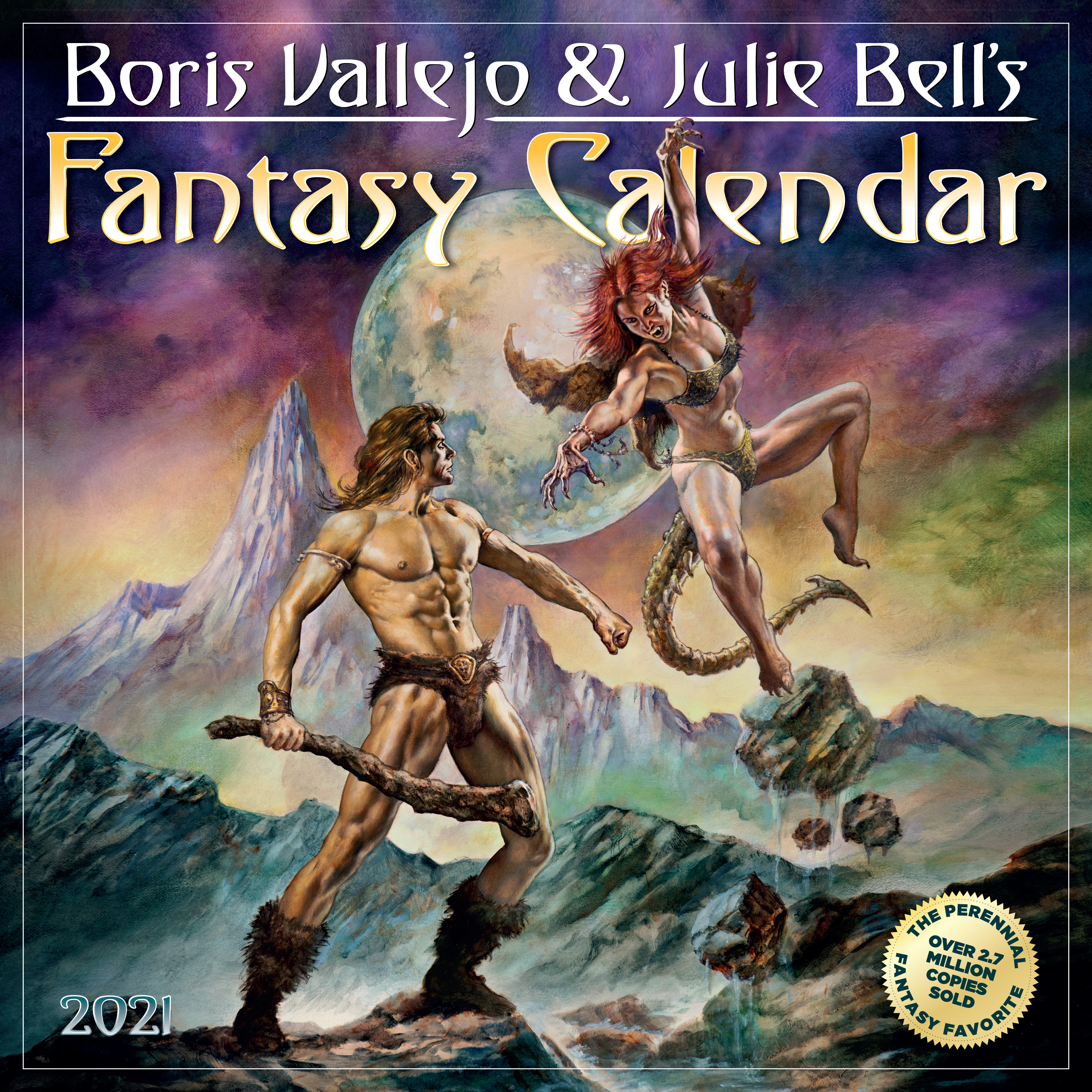 boris vallejo calendar 2021 Boris Vallejo And Julie Bell S Fantasy Wall Calendar 2021 Workman Publishing boris vallejo calendar 2021