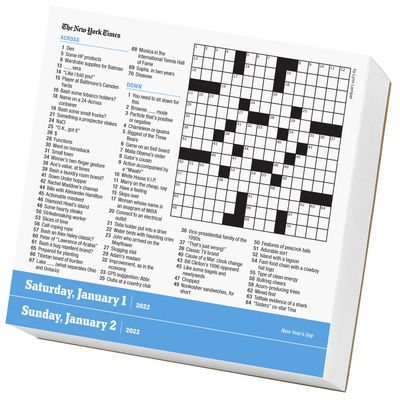 The New York Times Daily Crossword Page-A-Day Calendar for 2022 - Workman Publishing