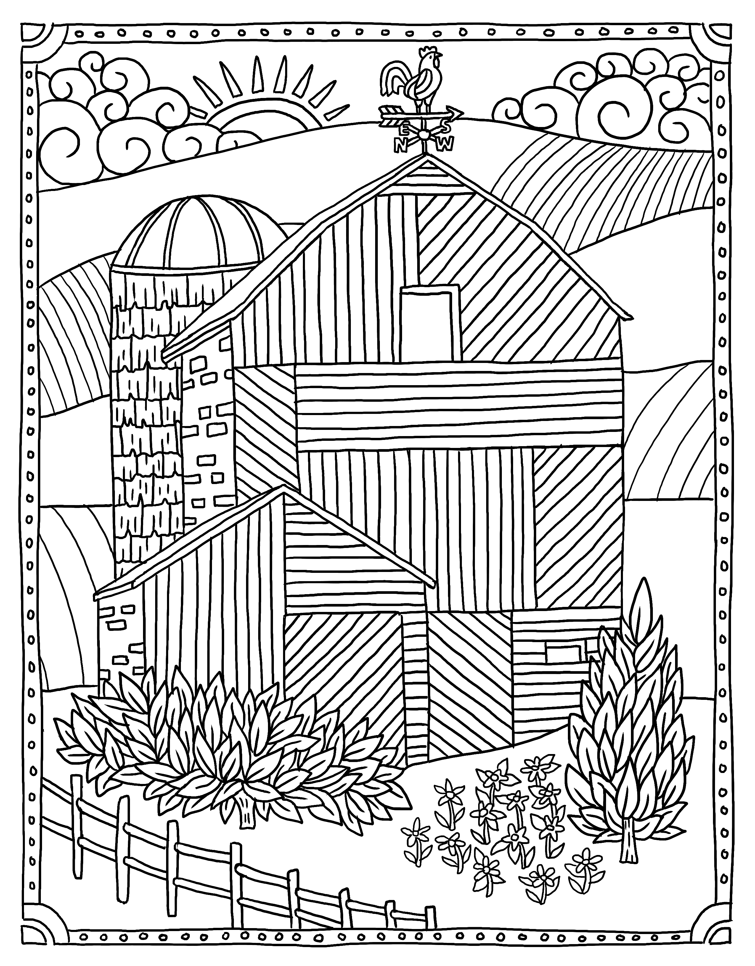 Download Country Life Coloring Book - Workman Publishing