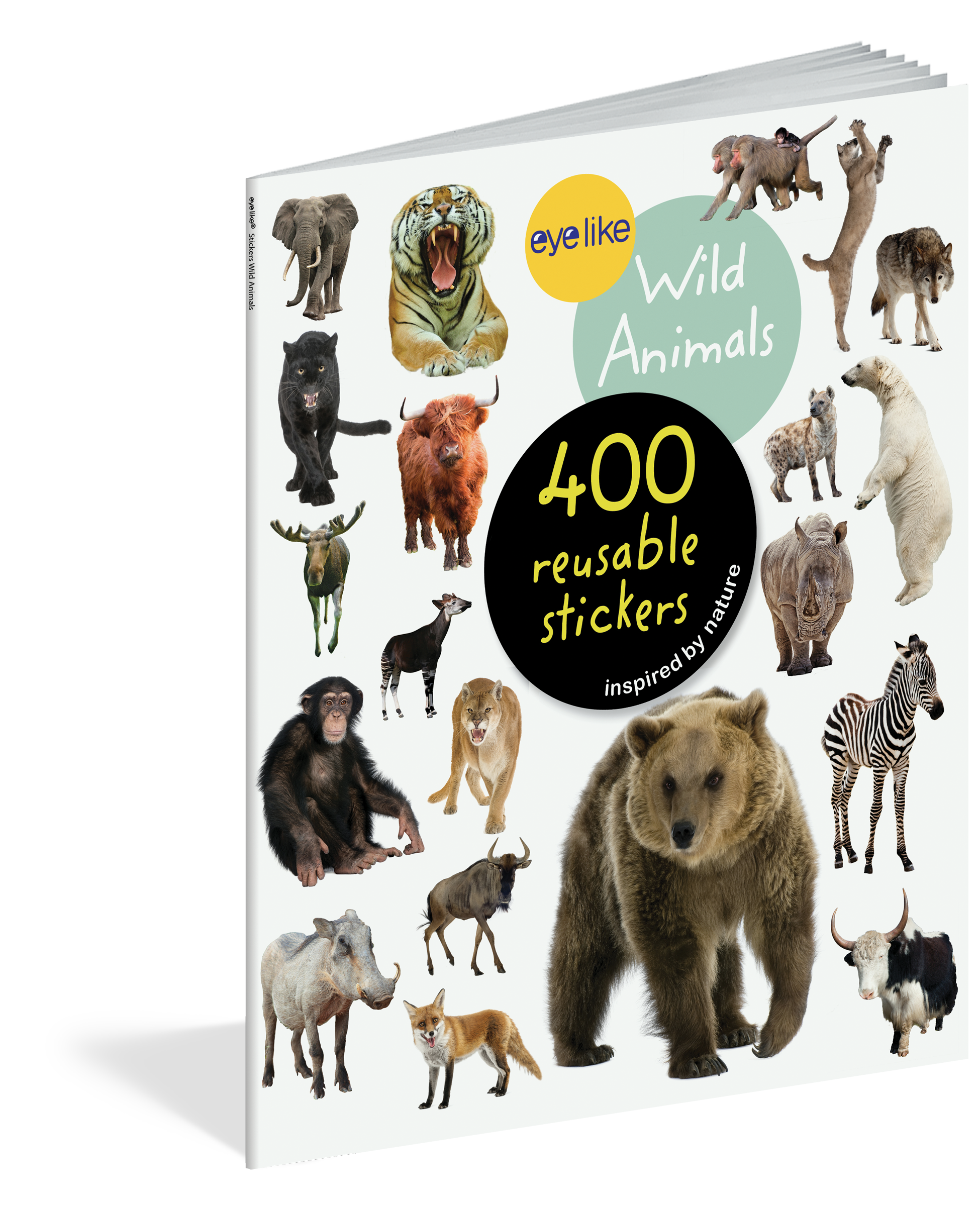 Eyelike Stickers Wild Animals Workman Publishing